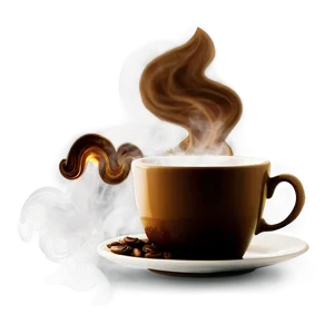 Coffee Smoke D PNG Image