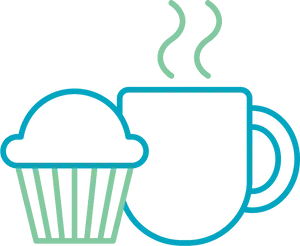 Coffeeand Muffin Icon PNG Image