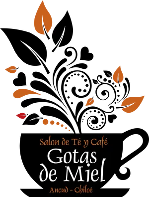 Coffeeand Tea Salon Logo PNG Image