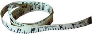 Coiled Measure Tape PNG Image