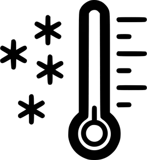 Cold Thermometer Icon PNG