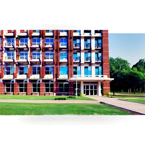 College Campus Scenery PNG 05242024 PNG