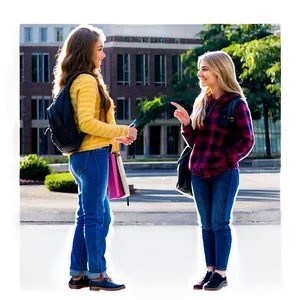 College Campus Scenery PNG 05242024 PNG