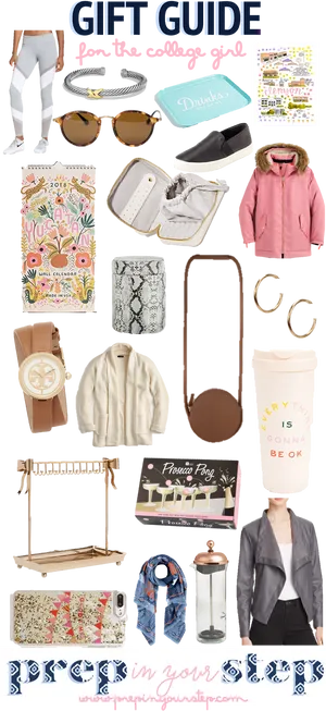 College Girl Gift Guide PNG Image