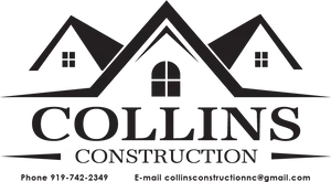 Collins Construction Logo Design PNG Image