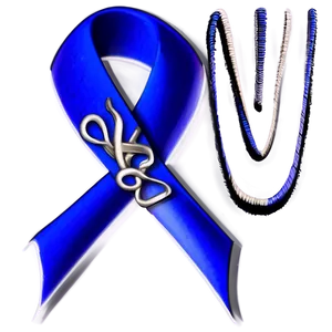 Colon Cancer Warrior Ribbon Png Mbw22 PNG Image