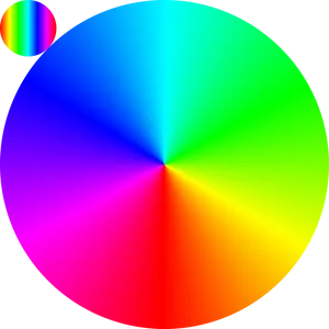 Color Wheel Spectrum Graphic PNG Image