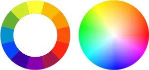 Color Wheeland Spectrum PNG Image