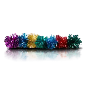 Colored Foil Tinsel Png 06252024 PNG Image