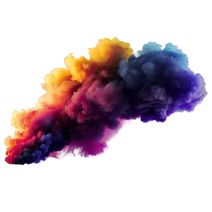 Colored Smoke Explosion Transparent Png Ruj PNG Image