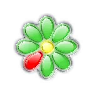 Colorful Abstract Flower Icon PNG
