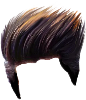 Colorful_ Abstract_ Hairstyle PNG Image