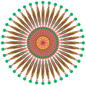 Colorful Abstract Mandala Art