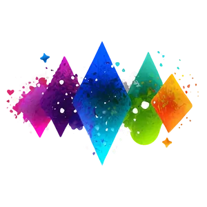 Colorful Abstract Shapes Design Png 06122024 PNG Image