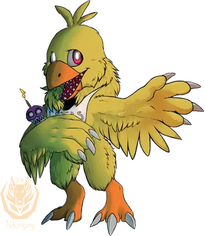 Colorful_ Anthropomorphic_ Bird_ Character PNG Image