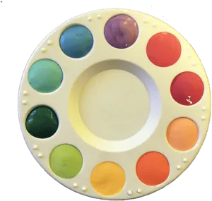 Colorful Artist Palette Closeup.jpg PNG Image