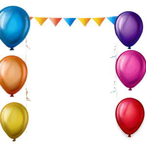 Colorful Balloons Png Lgs84 PNG Image