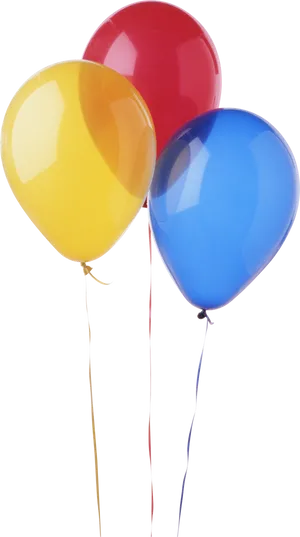 Colorful Balloons Transparent Background PNG Image