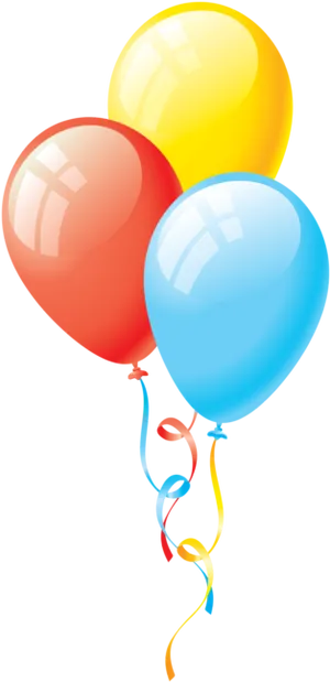 Colorful Balloons Transparent Background PNG Image