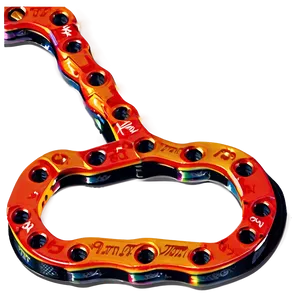 Colorful Bicycle Chain Png 83 PNG Image