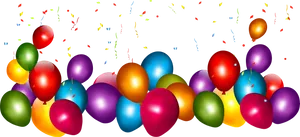 Colorful_ Birthday_ Balloons_and_ Confetti_ Background PNG Image