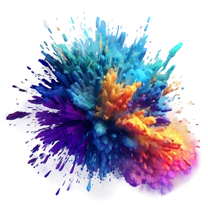 Colorful Blast Effect Png Ujn PNG Image