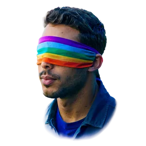 Colorful Blindfold Png Mwr PNG Image