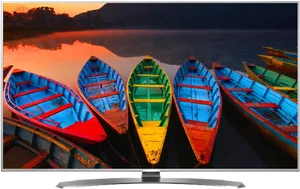 Colorful Boatsat Dusk PNG Image