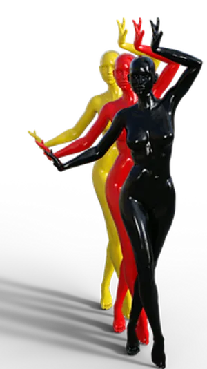 Colorful Bodysuit Models Germany PNG Image