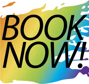 Colorful Book Now Graphic PNG Image