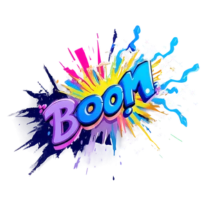 Colorful Boom Illustration Png Xgf PNG Image