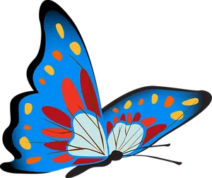 Colorful Butterfly Illustration PNG Image