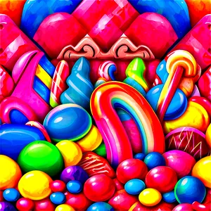 Colorful Candy Land Background Png 06202024 PNG Image