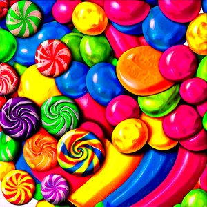 Colorful Candy Land Background Png Uxl PNG Image