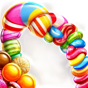 Colorful Candy Land Background Png Vep PNG Image