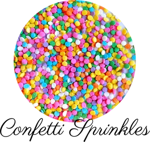 Colorful Candy Sprinkles Texture PNG Image