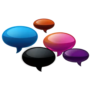 Colorful Chat Box Background Png Neu PNG Image