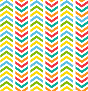 Colorful Chevron Pattern PNG Image