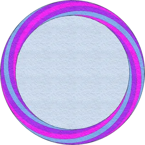 Colorful Circular Frame Design PNG Image