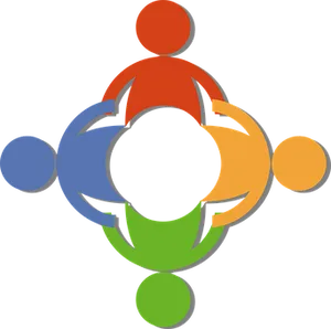 Colorful Community Graphic PNG