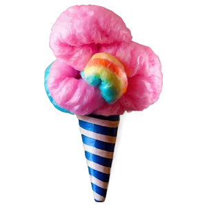 Colorful Cotton Candy Magic Png Tfm25 PNG Image