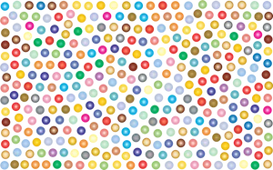 Colorful Dot Pattern Texture PNG Image