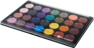 Colorful Eyeshadow Palette Cosmetics PNG Image