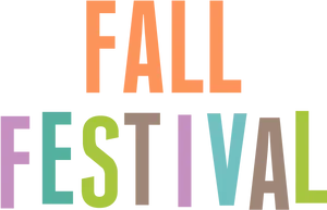 Colorful Fall Festival Logo PNG Image