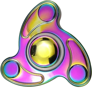 Colorful Fidget Spinner PNG Image