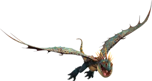 Colorful Flying Dragon PNG Image