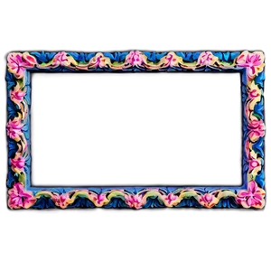 Colorful Frame Border Png Sjm PNG Image