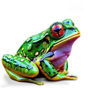 Colorful Frog Art Png 68 PNG Image