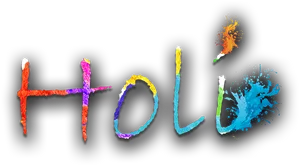 Colorful_ Holi_ Festival_ Text_ Background PNG Image