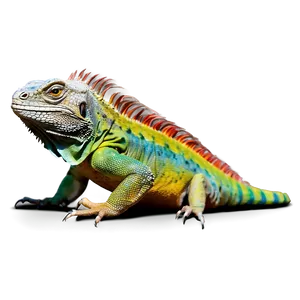 Colorful Iguana Png Eab PNG Image